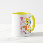 Mug BUGS BUNNY BUILDERS™| Outils de travail de TWEETY™ (Devant droit)