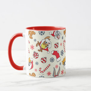 Mug BUGS BUNNY™, DAFFY DUCK™ & Lola Motif de Noël