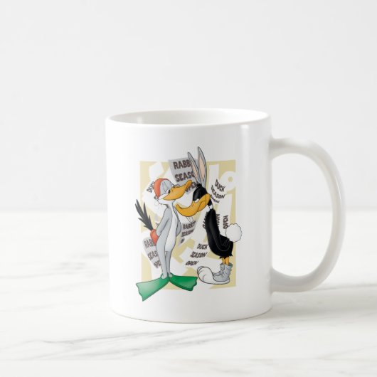 Mug BUGS BUNNY™ & DAFFY DUCK™ Prêt Pour La Saison De C (Droite)