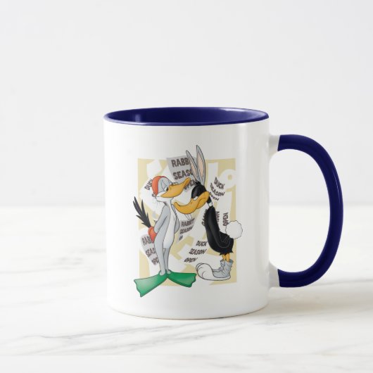 Mug BUGS BUNNY™ & DAFFY DUCK™ Prêts pour la Saison de (Droite)