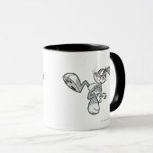 Mug BUGS BUNNY™ en cours d'exécution (Devant droit)