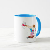 Mug BUGS BUNNY™ et ELMER FUDD™ (Devant droit)