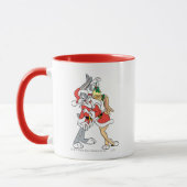 Mug BUGS BUNNY™ et Lola Mistletoe Kiss (Gauche)