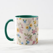 Mug BUGS BUNNY™ Floral Embroidery Pattern (Gauche)