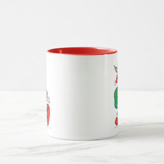 Mug BUGS BUNNY™ Père Noël (Centre)