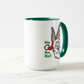 Mug BUGS BUNNY™ Père Noël "Ho Ho Ho !" (Devant droit)