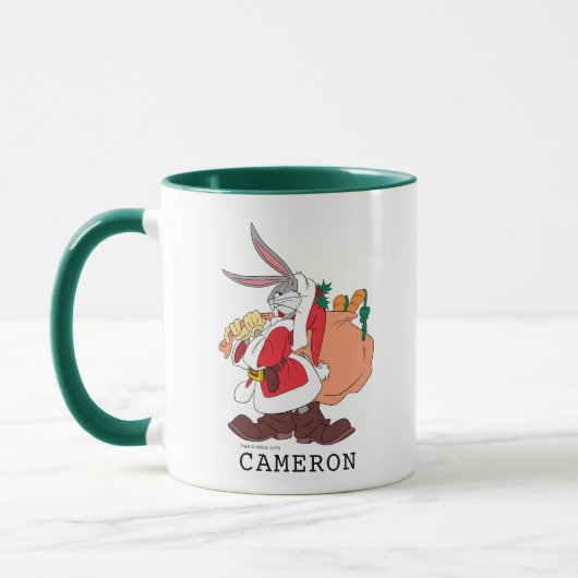 Mug BUGS BUNNY™ Père Noël "My Side Hustle" (Gauche)