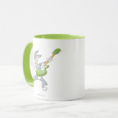 Mug BUGS BUNNY™ Rocking sur guitare (Devant gauche)