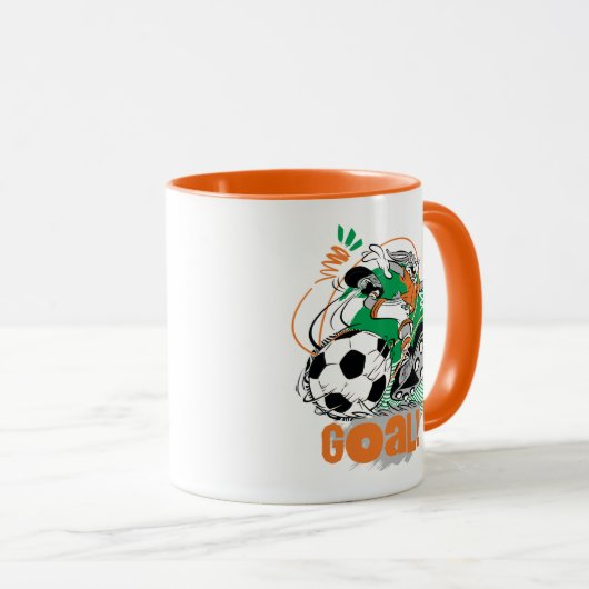 Mug BUGS BUNNY™ Soccer objectif (Devant droit)