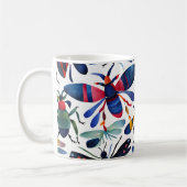 Mug Bugs Colorés Insectes Whimsical Art (Gauche)