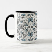Mug Bugs, noir et bleu (Gauche)