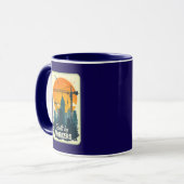 Mug Built by Workers Retro Labor Day Shirt (Devant gauche)