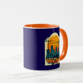 Mug Built by Working Hands Labor Day Construction Desi (Devant droit)