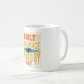 Mug Built on Patience. Guided by Love. Dad Gifts (Devant droit)
