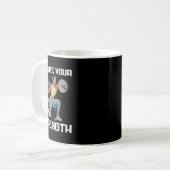 Mug Bulgarian Squat Exercise Bodybuilding Fitness Work (Devant gauche)