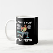 Mug Bulgarian Squat Exercise Bodybuilding Fitness Work (Gauche)