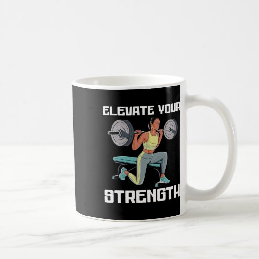 Mug Bulgarian Squat Exercise Bodybuilding Fitness Work (Droite)