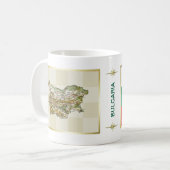 Mug Bulgarie Drapeau + Plan Musique (Devant gauche)