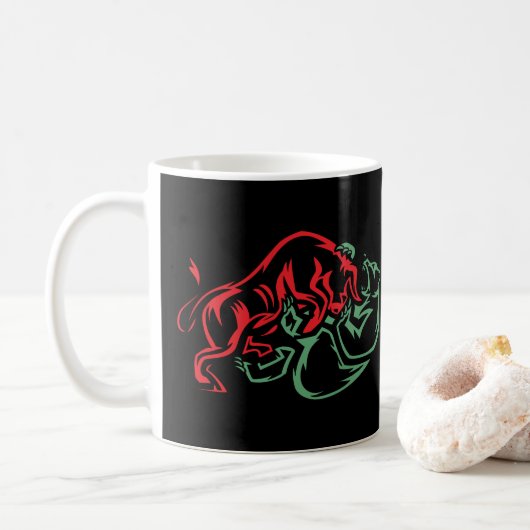 Mug Bull contre ours (Avec donut)