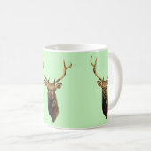 Mug Bull Elk Head animal nature faune art (Devant droit)
