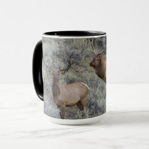 Mug Bull Elk Parc national de Yellowstone, Wyoming