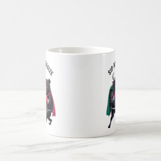 Mug Bull et ours Customisés (Centre)