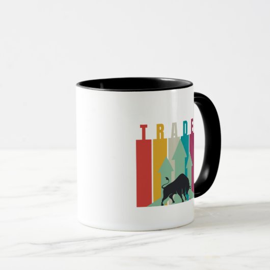 Mug Bull market Trader | Simple design  (Devant droit)