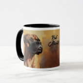 Mug Bull Mastiff Portrait de chien (Devant gauche)