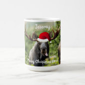 Mug Bull Moose à Santa Hat (Centre)