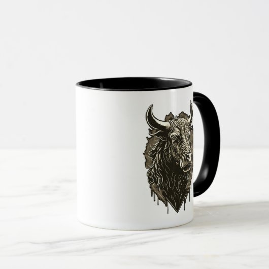 Mug Bull Portrait (Devant droit)
