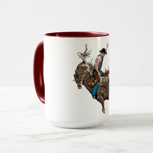 Mug Bull rider (Devant gauche)