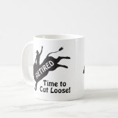 Mug Bull Riding Rodeo Cowboy Retirement Humor (Devant gauche)
