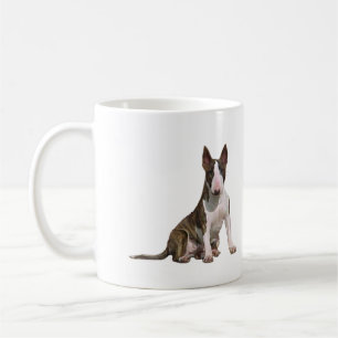 Mug Bull Terrier (B) - Bringé et blanc
