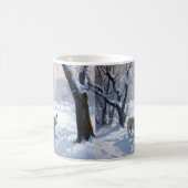 Mug Bull Terrier Laisser neiger Noël (Centre)