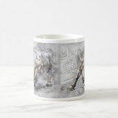 Mug Bull Toro Marché Mercado Stock argent Dinero Or (Centre)