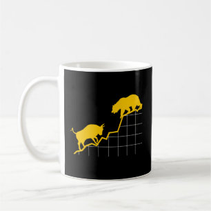 Mug Bull Vs Bear I Partage Le Marché Stock Etf Capital