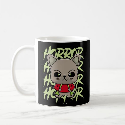 Mug Bulldog Anime Chien Horreur Occulte (Gauche)