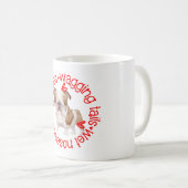 Mug Bulldog, baisers bâclés (Devant droit)
