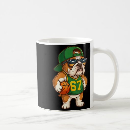 Mug Bulldog Basketball 67 Gen Alpha Slang Srts Dog Boy (Droite)