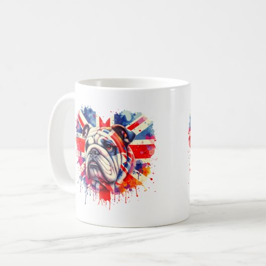 Mug Bulldog britannique (Devant gauche)