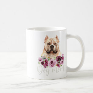 Mug Bulldog Chien Maman Floral Bully Mama