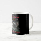Mug Bulldog français| Joyeux Noël en français (Devant droit)