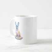 Mug Bulldog Francés Colorido y Artístico  (Devant gauche)