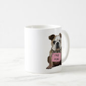 Mug Bulldog Free Hugs (Devant droit)