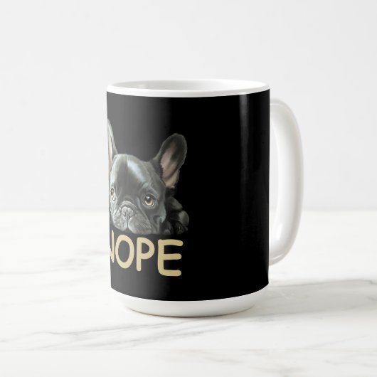 Mug Bulldog | Frenchie Nope Toxits (Devant droit)