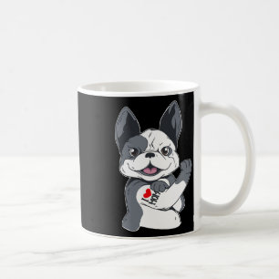 Mug Bulldog Funny J'aime maman tatouage