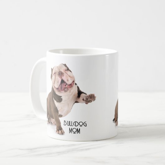 Mug Bulldog Maman (Devant gauche)
