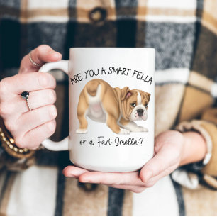 Mug Bulldog Puppy Smart Fella Fart Smella