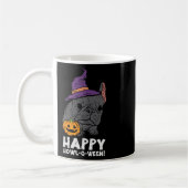 Mug Bulldog Witch Happy Howl O Ween Fun Halloween Chie (Gauche)