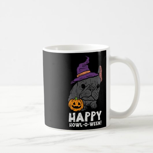 Mug Bulldog Witch Happy Howl O Ween Fun Halloween Chie (Droite)